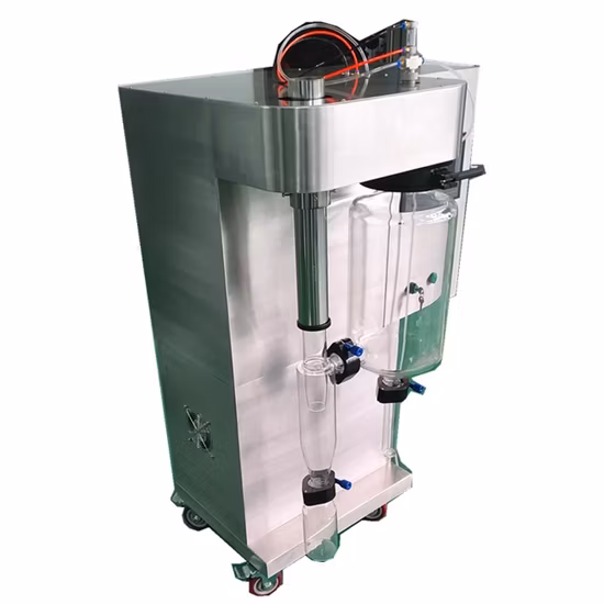 Mini secador de spray de laboratorio de acero inoxidable completo para medicina