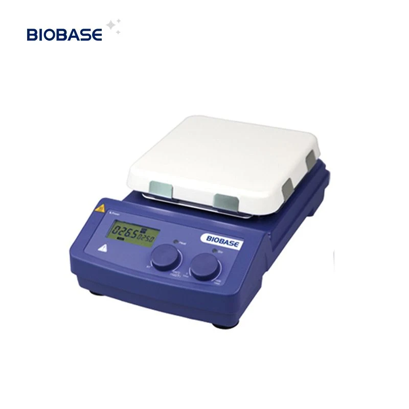 Biobase 20L Ceramic Plate LCD Digital Magnetic Hotplate Stirrer for Lab