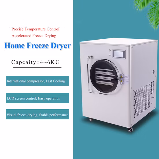 Secador por congelación al vacío de frutas, verduras, carne, comida, hogar pequeño