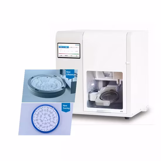 Equipo dental Chairside 5 Axis Wax/Zirconia/Peek Dental Desktop Fresadora para laboratorio dental